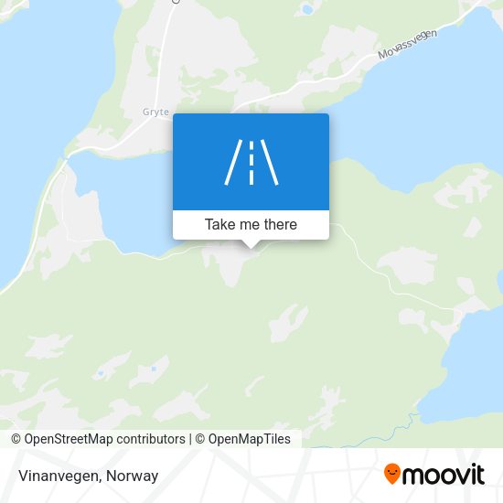 Vinanvegen map