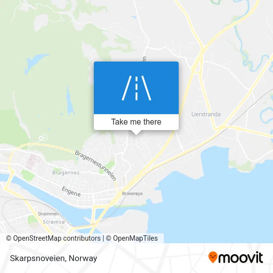 Skarpsnoveien map