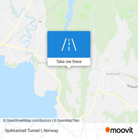Spikkestad Tunnel I map