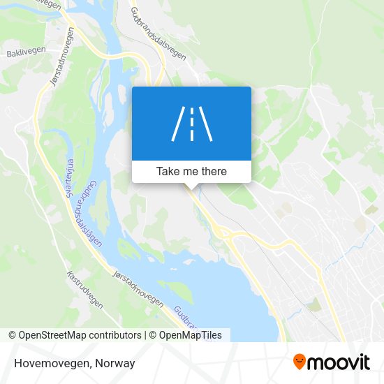 Hovemovegen map