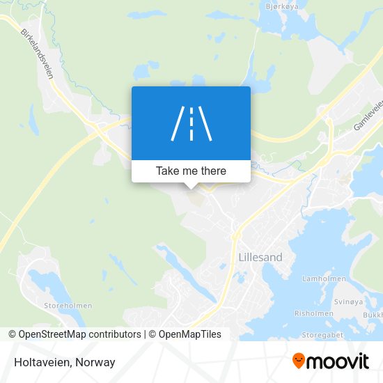 Holtaveien map