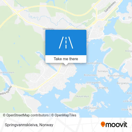 Springvannskleiva map