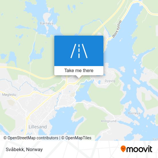 Svåbekk map