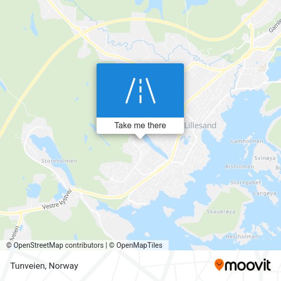 Tunveien map