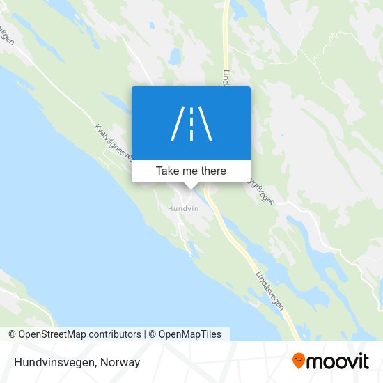 Hundvinsvegen map