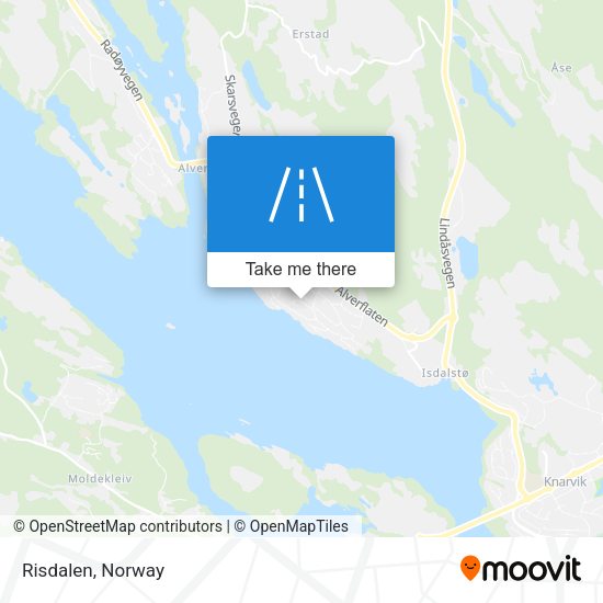 Risdalen map