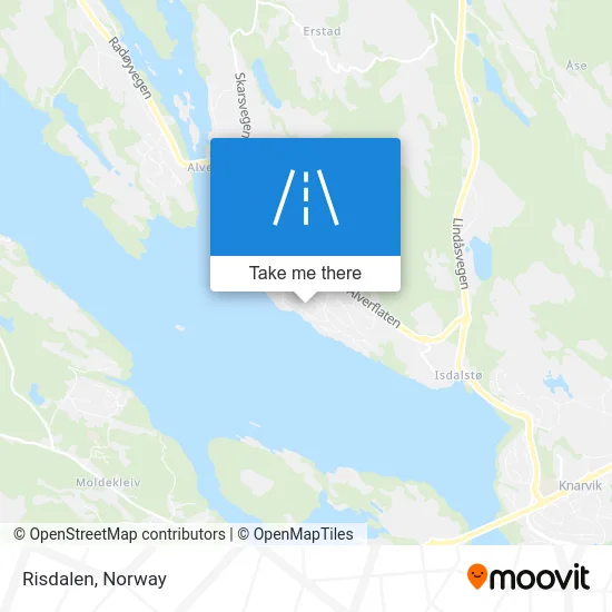 Risdalen map