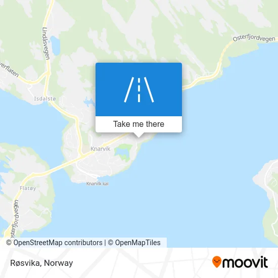 Røsvika map