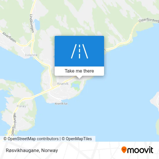 Røsvikhaugane map