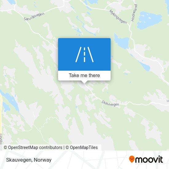 Skauvegen map