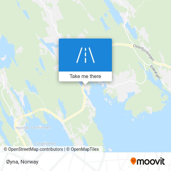 Øyna map