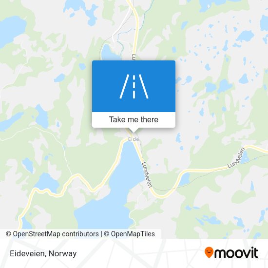 Eideveien map