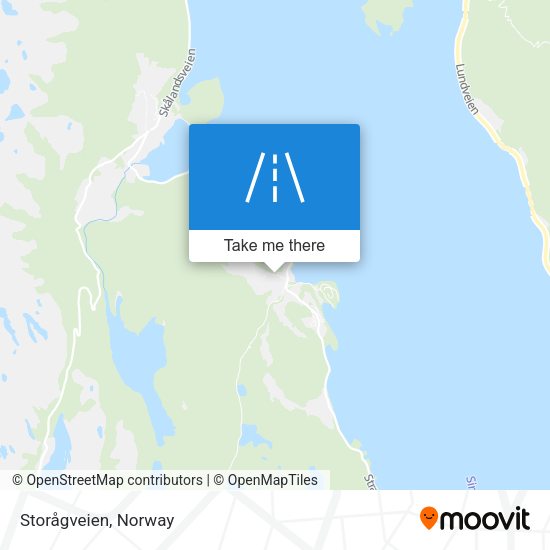 Storågveien map