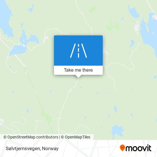 Sølvtjernsvegen map