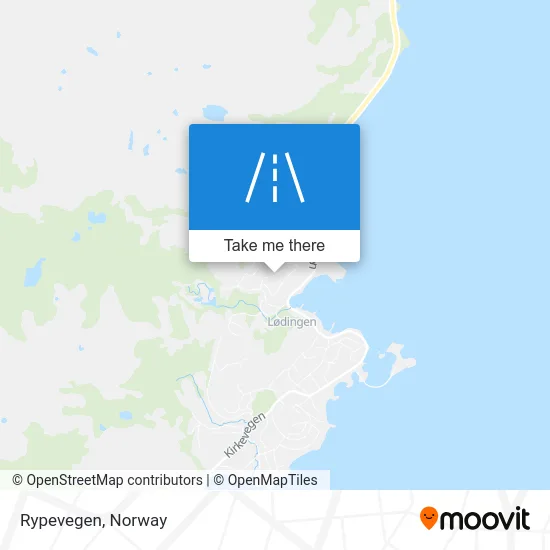 Rypevegen map
