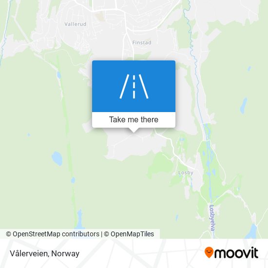 Vålerveien map