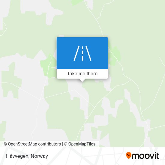 Håvvegen map