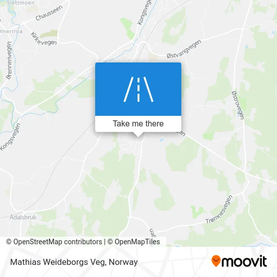 Mathias Weideborgs Veg map