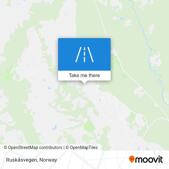 Ruskåsvegen map