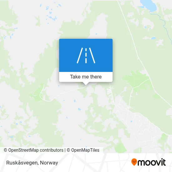 Ruskåsvegen map