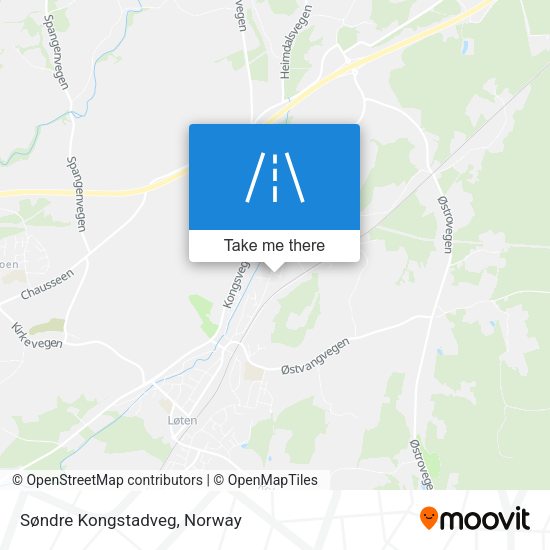 Søndre Kongstadveg map