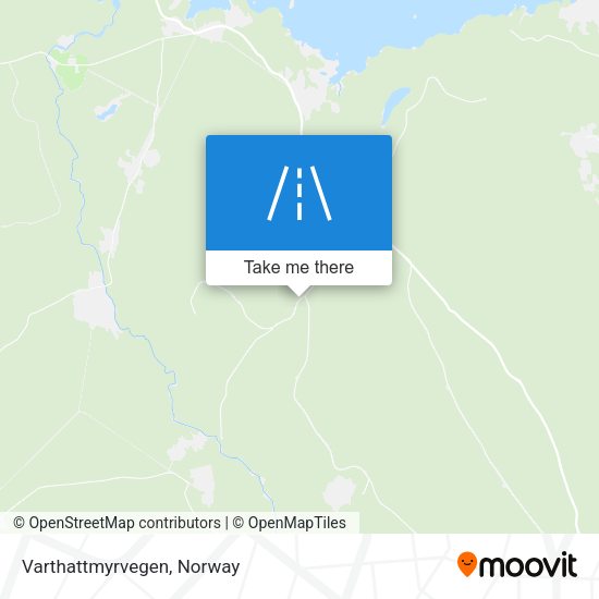 Varthattmyrvegen map