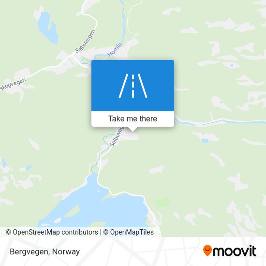 Bergvegen map