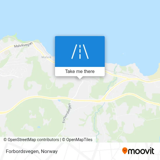 Forbordsvegen map
