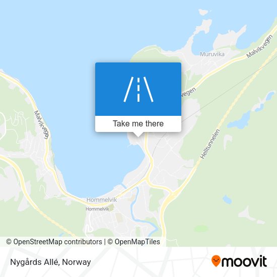 Nygårds Allé map