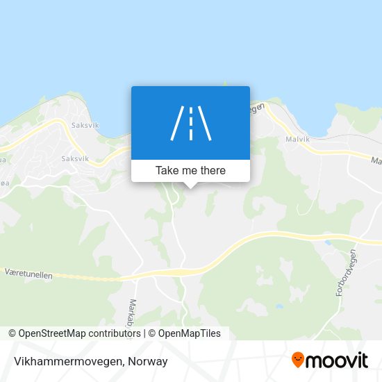 Vikhammermovegen map