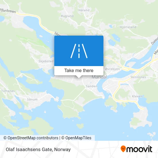 Olaf Isaachsens Gate map