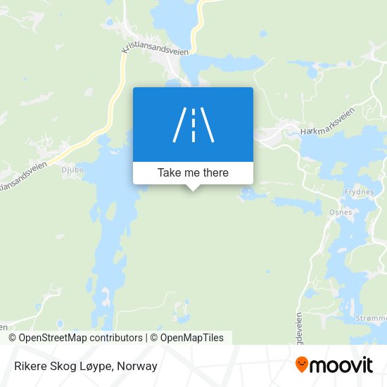 Rikere Skog Løype map