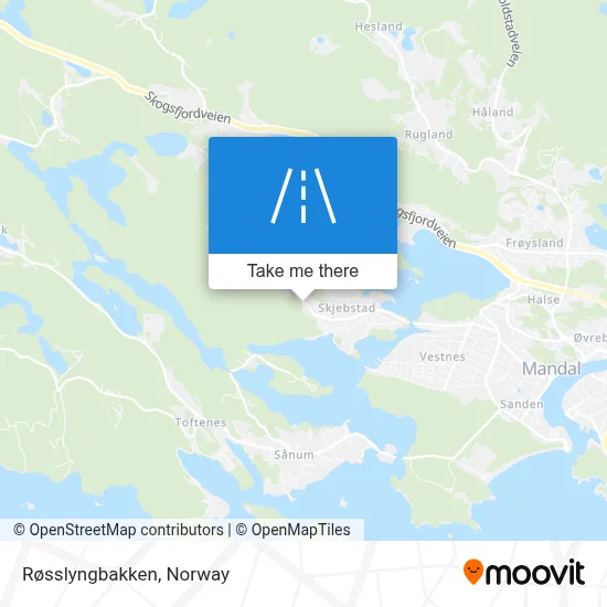Røsslyngbakken map