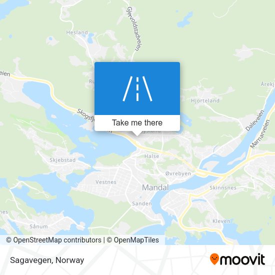 Sagavegen map