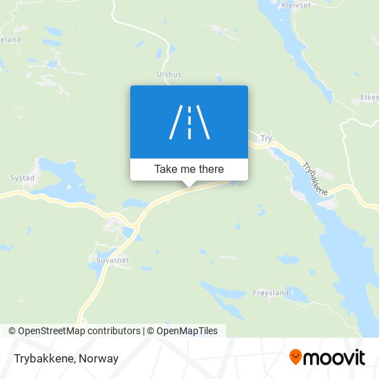 Trybakkene map