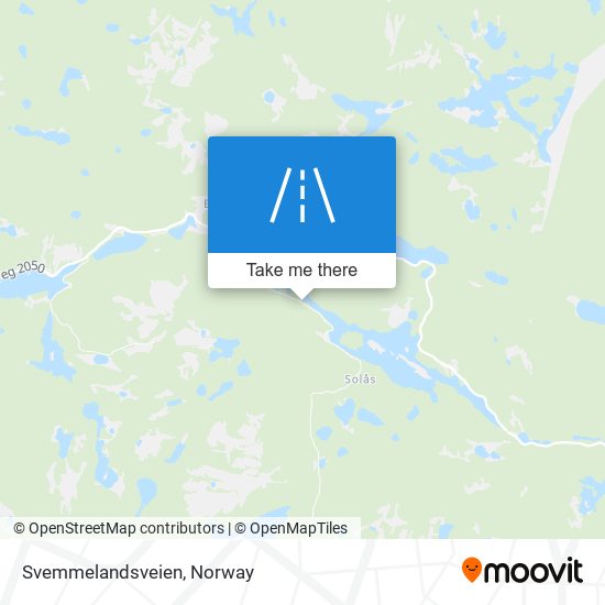 Svemmelandsveien map