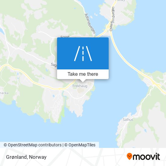 Grønland map