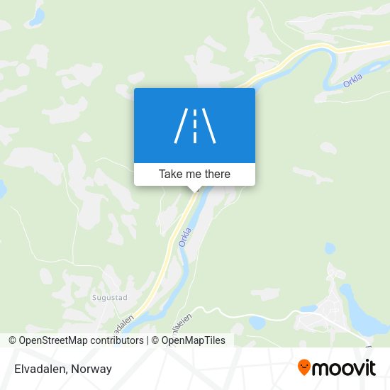 Elvadalen map