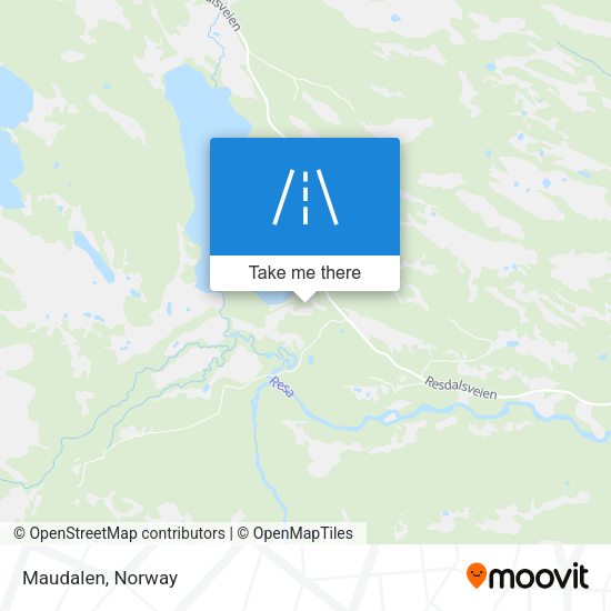 Maudalen map