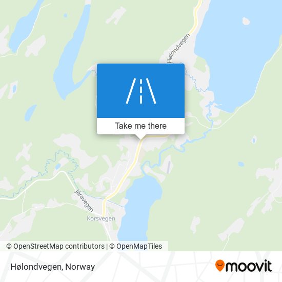 Hølondvegen map