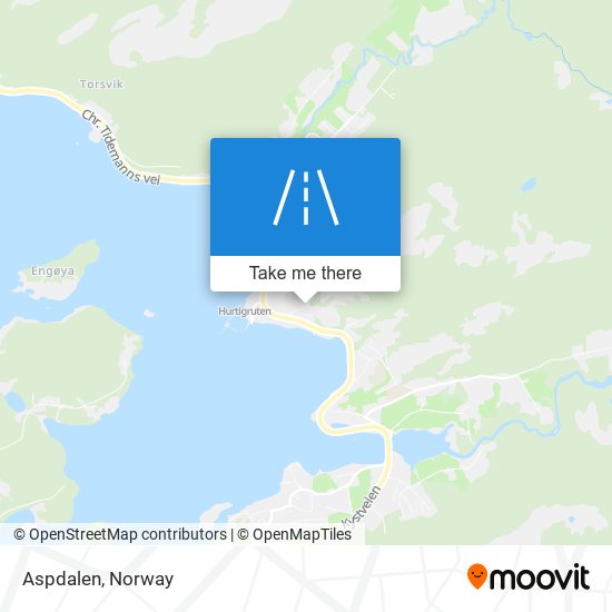 Aspdalen map
