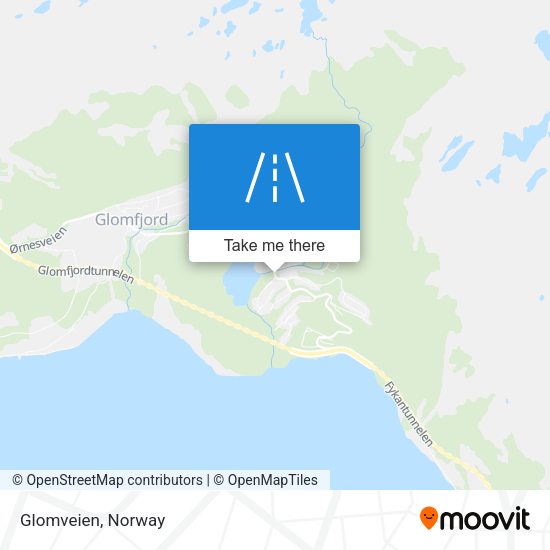 Glomveien map