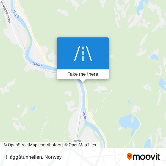 Håggåtunnellen map