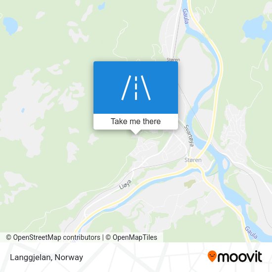 Langgjelan map