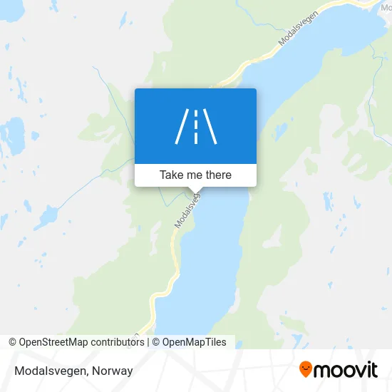 Modalsvegen map