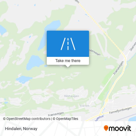 Hindalen map