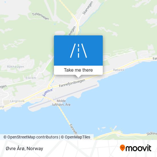 Øvre Årø map