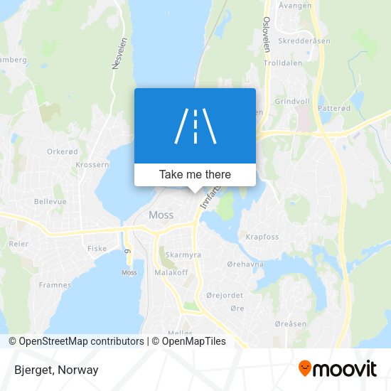 Bjerget map