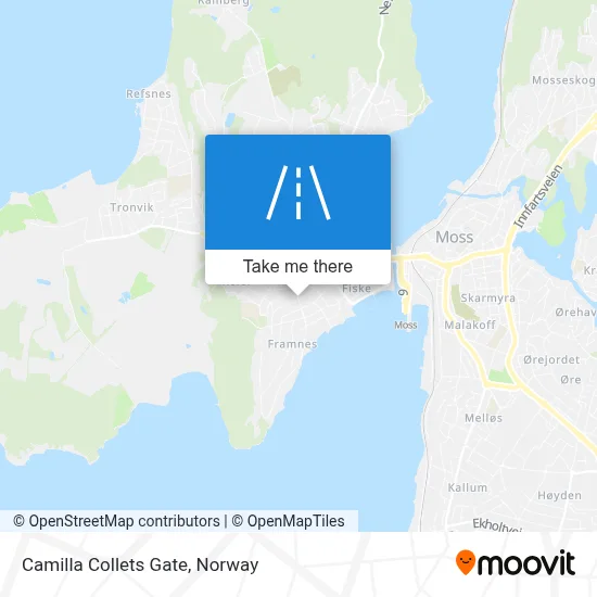 Camilla Collets Gate map