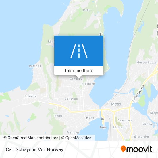 Carl Schøyens Vei map